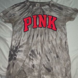 PINK tie dyed shirt